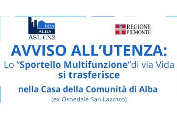 ASL CN2 - Avviso agli utenti