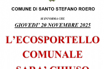 Chiusura Ecosportello