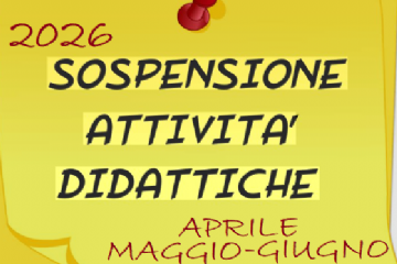 Sospensione attività didattiche per festività